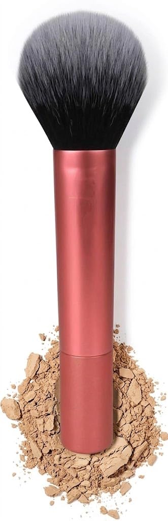 BIG Foundation Brush for Flawless Makeup Application Professional Liquid, Cream Powder Foundation Brush with Dense Bristles - Contoured for Precise Blending and Buffing