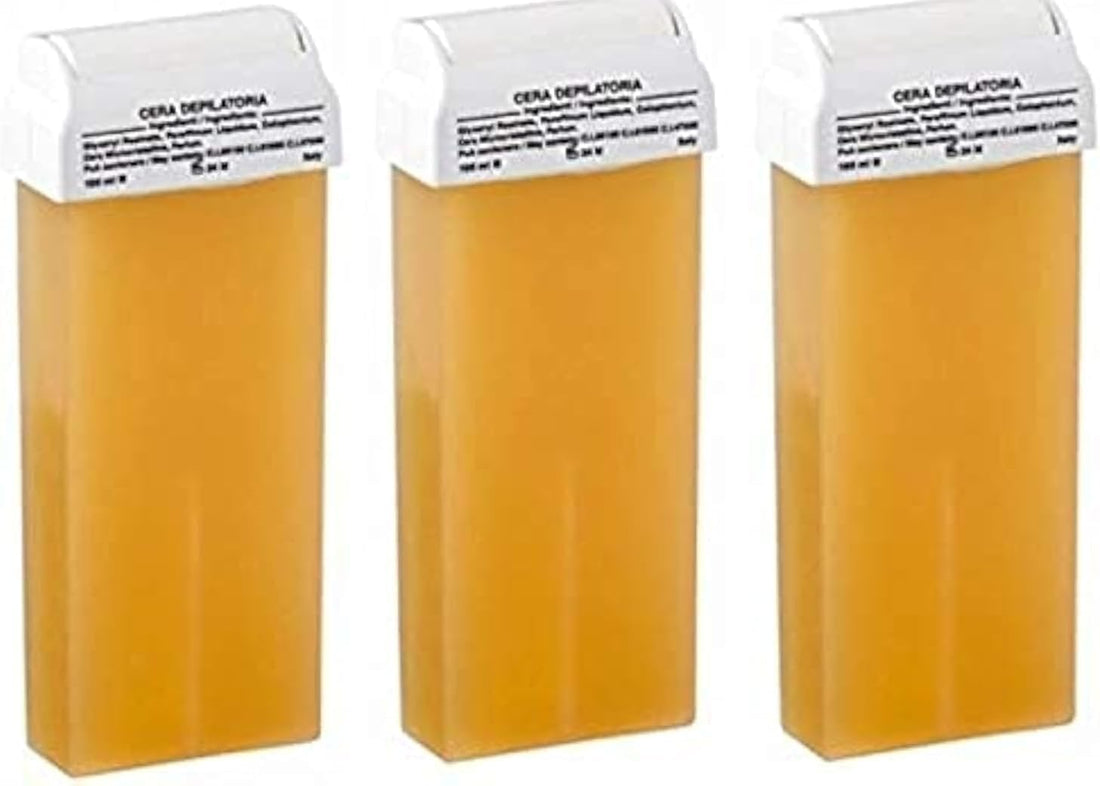 Wax Cartridge Refill Set – 3 Pack | Roll On Wax Cartridges for Smooth Hair Removal | Easy to Use, Long Lasting Results | Suitable for Legs, Arms, Underarms, Bikini, Home & Salon