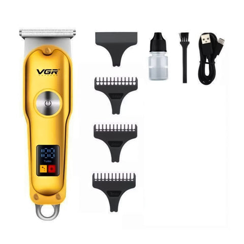 VGR V-290 Hair trimmer with Led display |USB charging |For Men | Dry