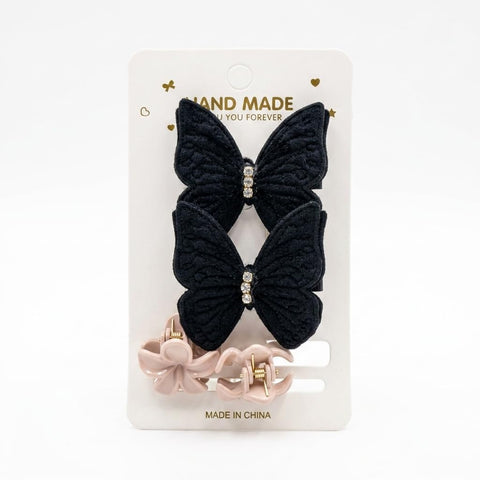 Catch Up Hair Accessories Set for Women & Girls – 2 Hair Clips & 1 Claw Clip Mixed Set, Strong Hold Non-Slip Design, Lightweight Stylish Daily Hair Accessories for Easy Styling