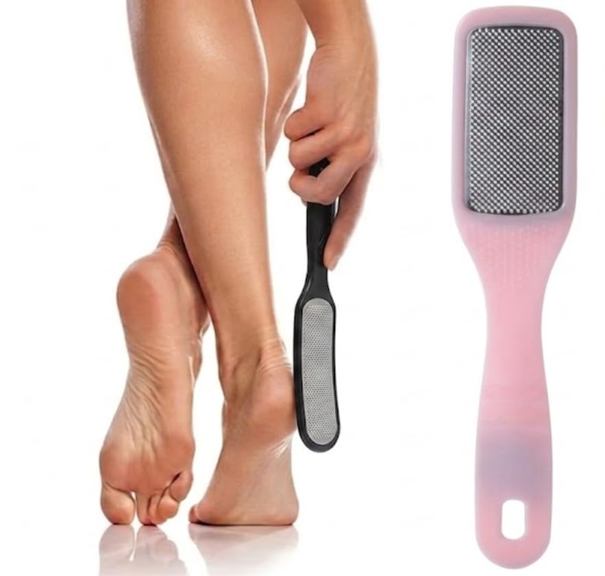 Comfortable Fine Foot Callus Remover Dead Skin Foot Clean Scraper Pedicure Rasps Remover Tool for Home & Travelling Use, Multicolour -1pc