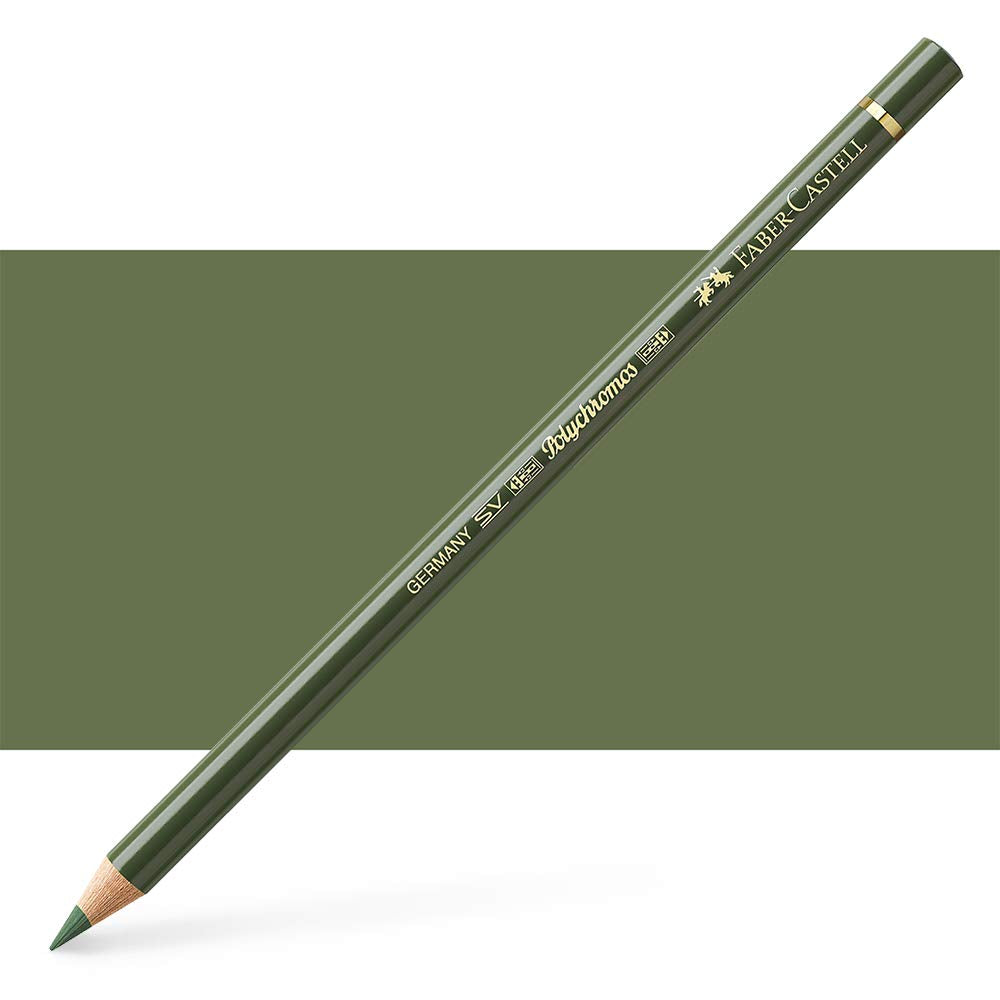 Faber-Castell Faber Castell Polychromos Artist Colored Pencil - 174 Chrome Green Opaque