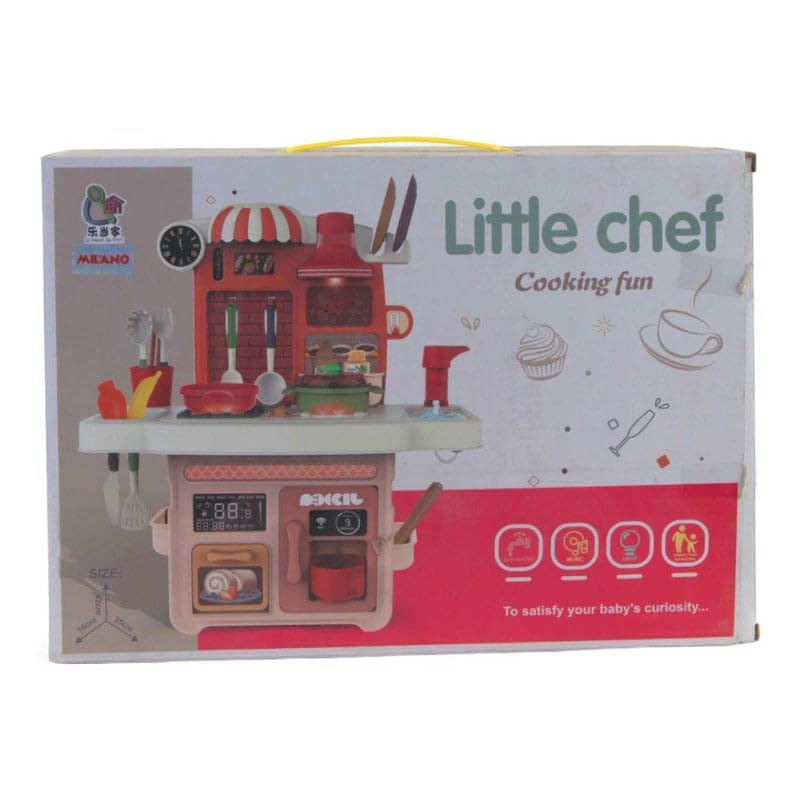 Little Chef Kitchen with sound and light tools, small size, two colors - 20201