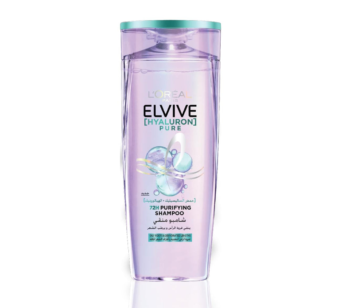 L’Oréal Paris Elvive Hyaluron Pure Purifying Shampoo for Oily Hair 400ML