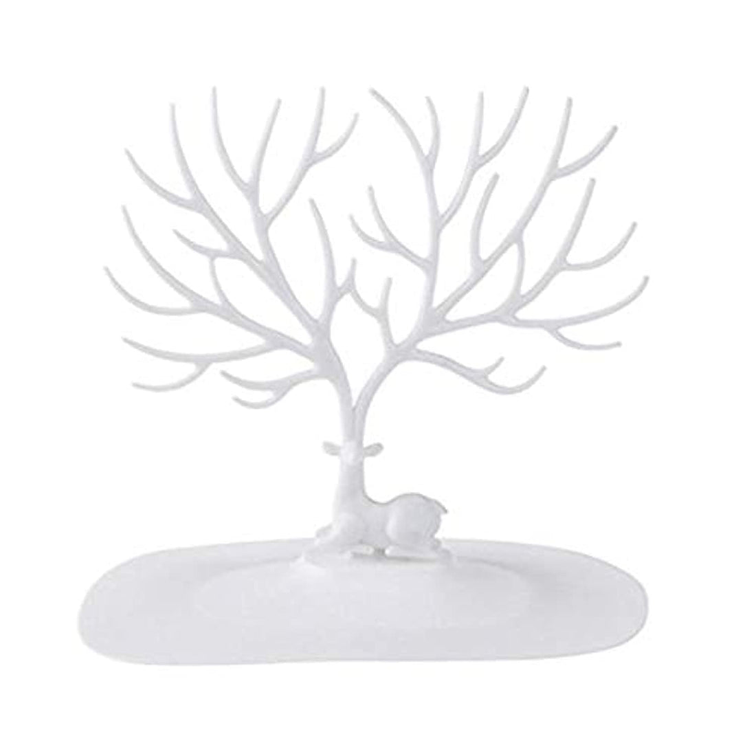 Little deer earrings necklace ring pendant bracelet jewelry display stand tray tree storage racks organizer holder