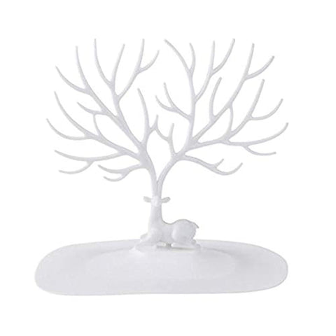 Little deer earrings necklace ring pendant bracelet jewelry display stand tray tree storage racks organizer holder