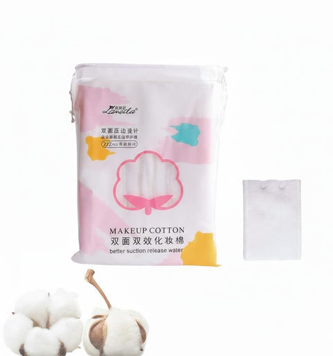 MAKEUP Premium Non Woven Gauze Cotton for a Gentle Deep Cleansing That Gives You Clear and Fresh Skin with Every Use in Your Daily Routine - 222 Count