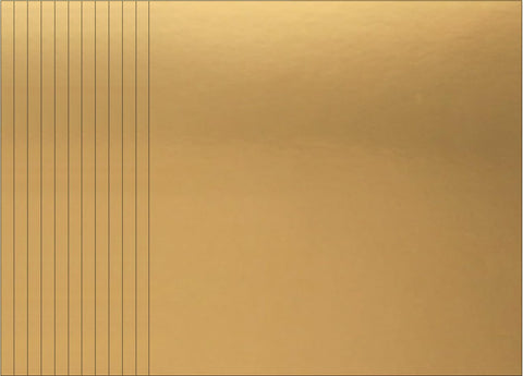 18 Sheets Gold Foil Metallic Cardstock Shimmer Thick Paper, 12“x 12" 250GSM Shimmering Paper Reflective Sheet for Cardmaking Scrapbook Poster Cardboard Party Decor DIY Craft