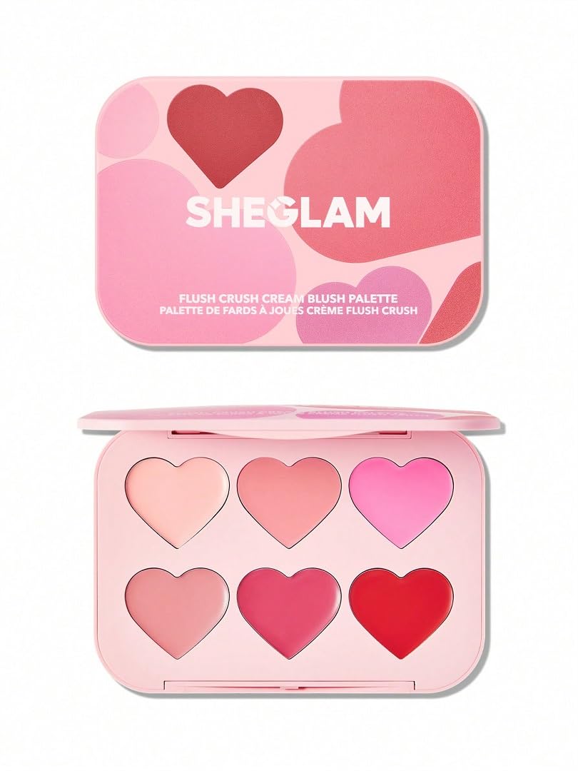 Sg Sheglam Flush Crush Cream Blush Palette-Blushing Bouquet