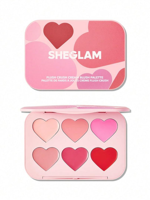 Sg Sheglam Flush Crush Cream Blush Palette-Blushing Bouquet