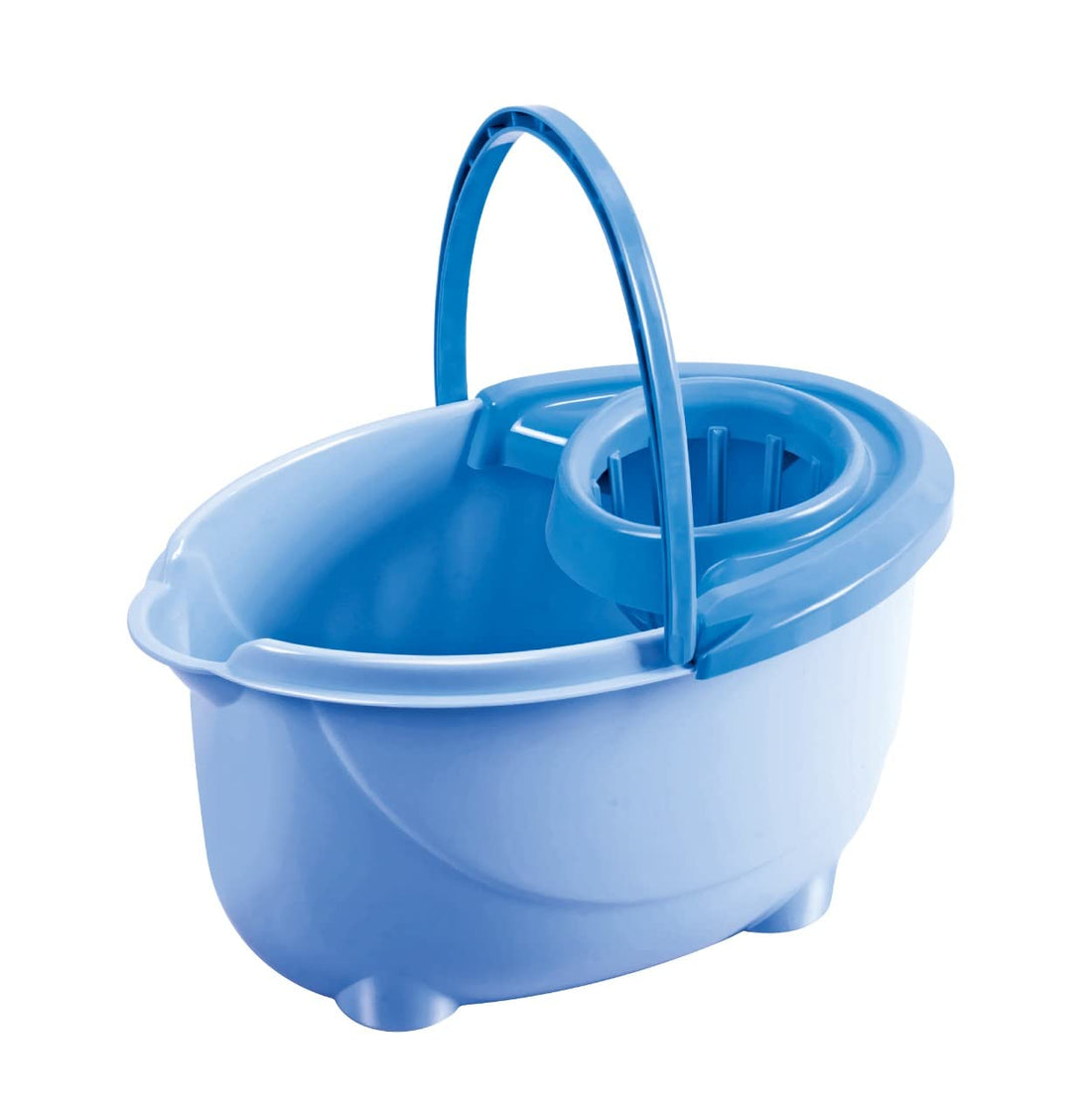Kimo Oval Bucket With Strainer Light Blue/15LT