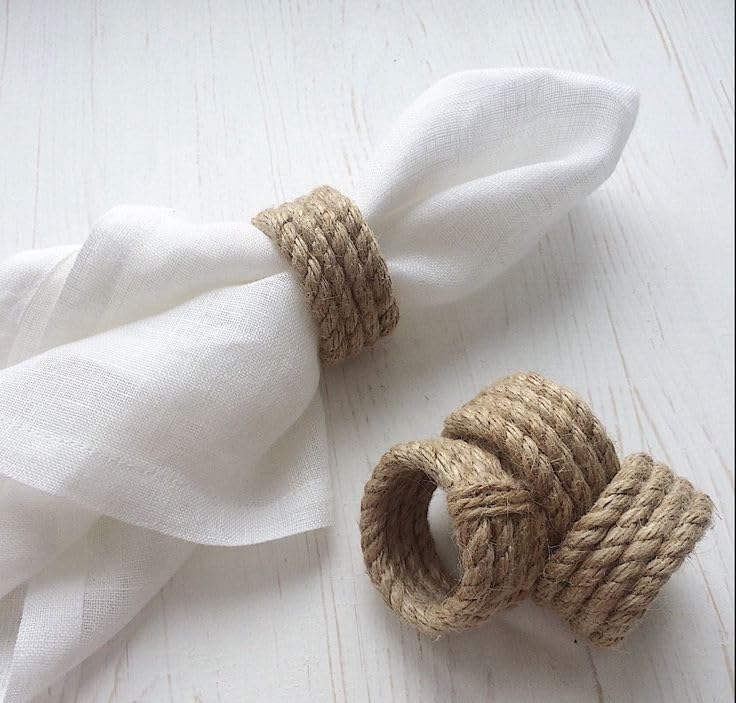 MacrameStore - Set of 2 Napkin Rings - حلقات مناديل عدد 2 قطعة