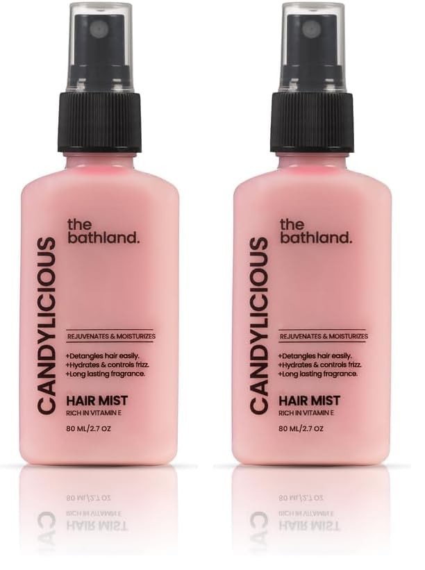 TheBathland Hair Mist Candylicious - 80 ml (Pack of 2)