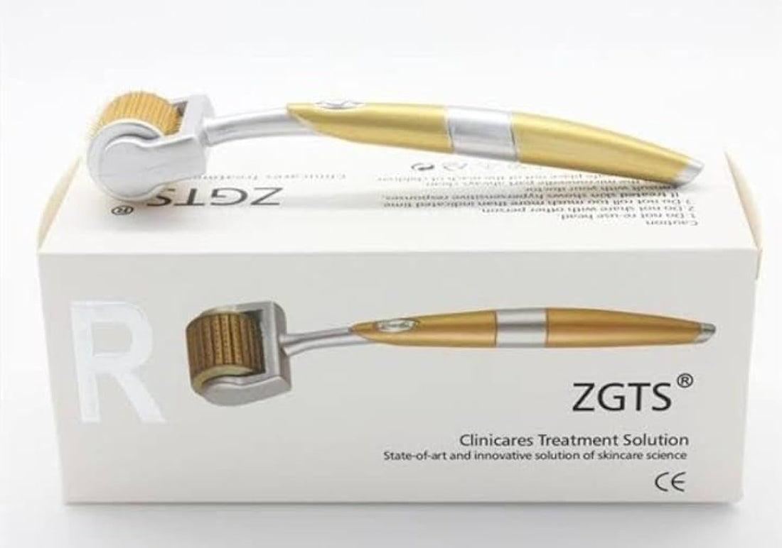 ZGTS Derma Roller Micro needling Kit for Face, Beard, and Hair Growth, Safe and Effective (0.5 mm)