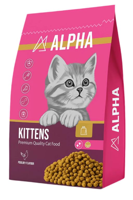 Alpha Cat food for Kittens with Chicken- 1KG