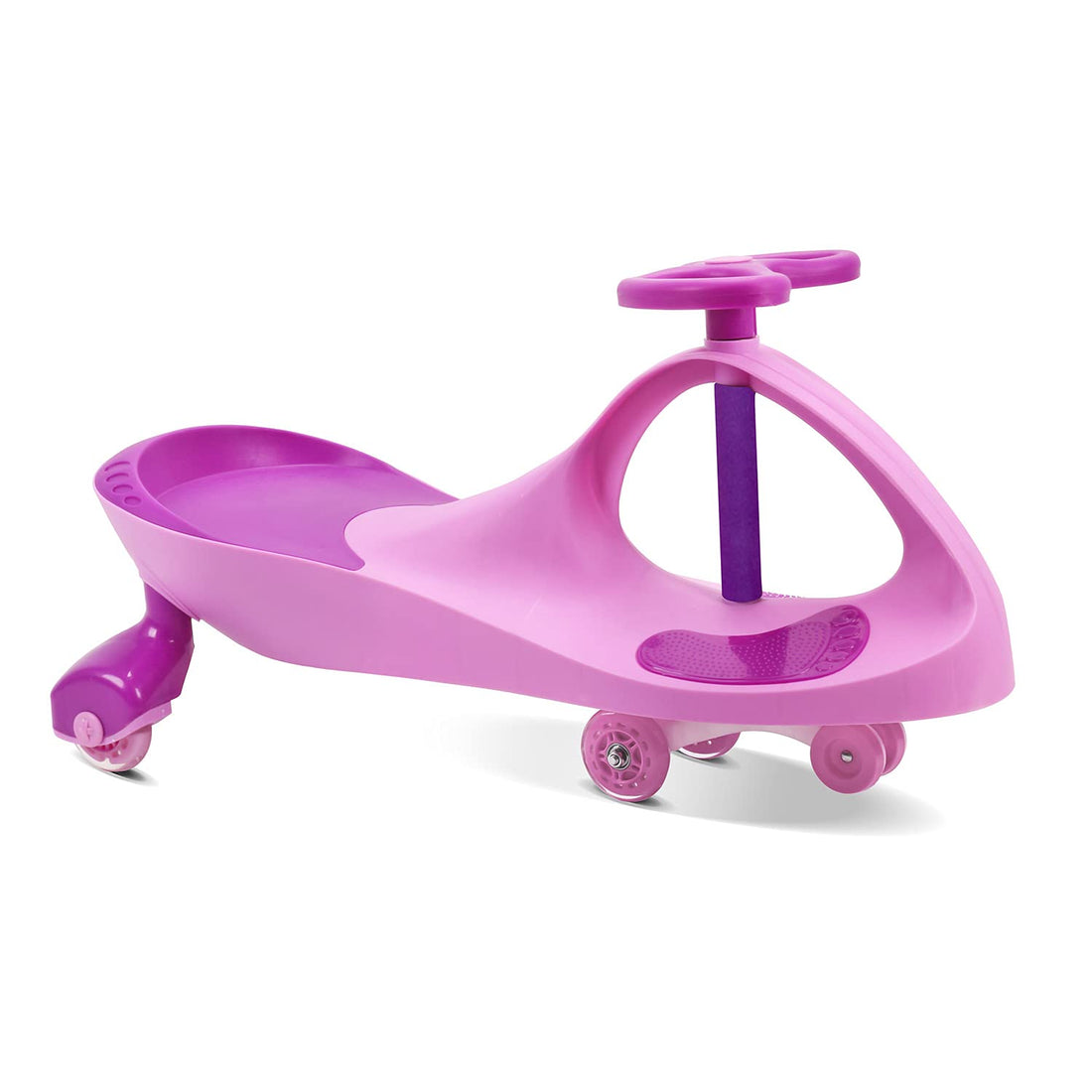 Ziggy Kids Ride-On Twist Car, Swing Car Sliding Pu Wheels Swing Anti-Rollover Walker For 1+ Years Old Children - Pink, Zg-2002
