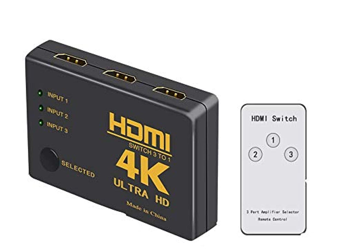 Generic Hdmi switch 3 port 4k 2k switcher splitter box ultra hd for dvd hdtv xbox