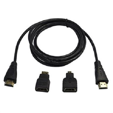 1.5M 1.4V High Speed 3 in 1 HDMI TO Mini Micro Cable Adapter Converter