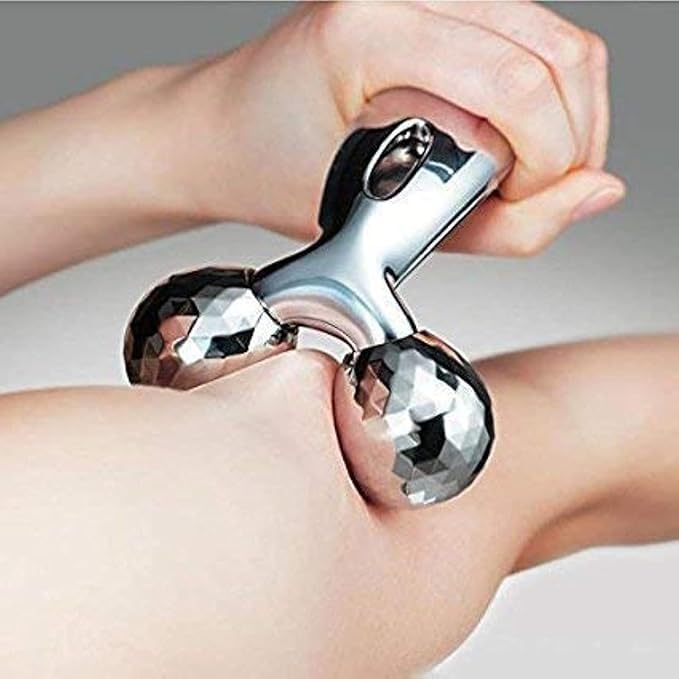 3D Face Roller Massager, Full Body Massage Machine, 360° Rotation Thin Face Massager for Relaxation, Face Lifting and Wrinkle Removal