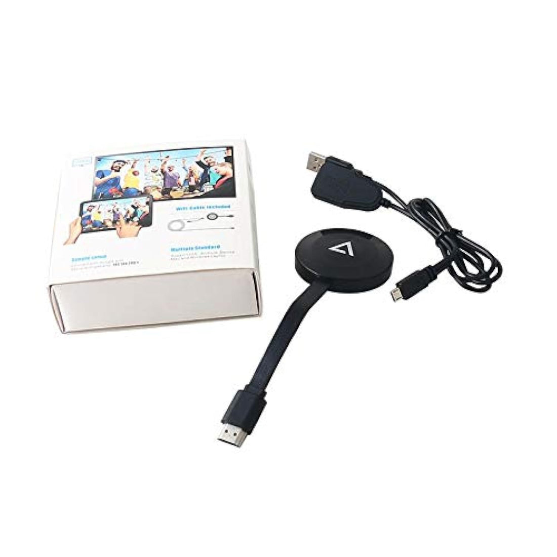 G2 Chromecast Wireless 1080P Display TV Stick for iOS, Android Smartphones, Tablet, PC