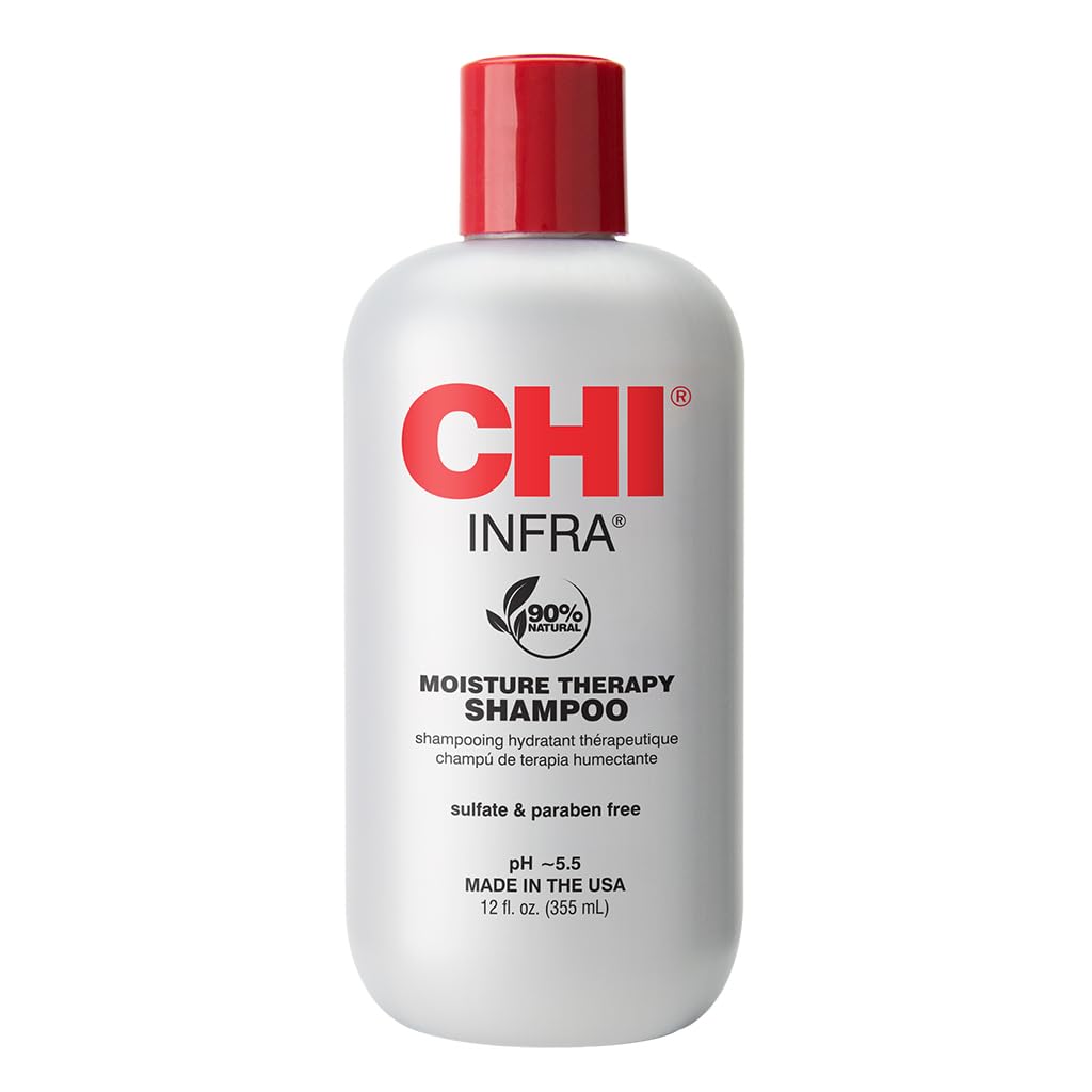 Chi Maintain Repair, Protect Infra Moisture Therapy Shampoo, Blue-H140, 355 Ml