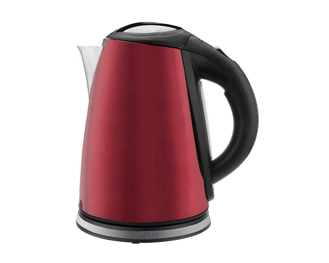 TORNADO Stainless Steel Kettle 1.8 Liter, 1850-2200 Watt In Red Color TKS-2218 R