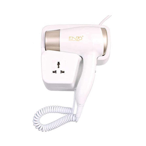 Enzo Wall Hair Dryer for Bathroom and Hotel