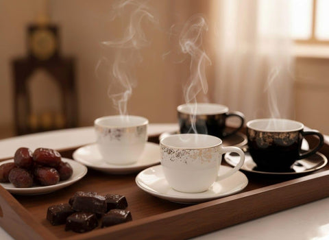 12-Piece Porcelain Tea Set 6 Cups 6 Saucers Stylish and Elegant Design Multiple Color Choices Ideal for Home Tea or Entertaining Guests