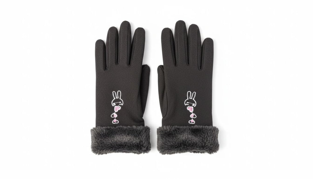 Women's Winter Soft Suede Gloves - Stylish Winter Gloves Support Touch Screen (Touch Screen)