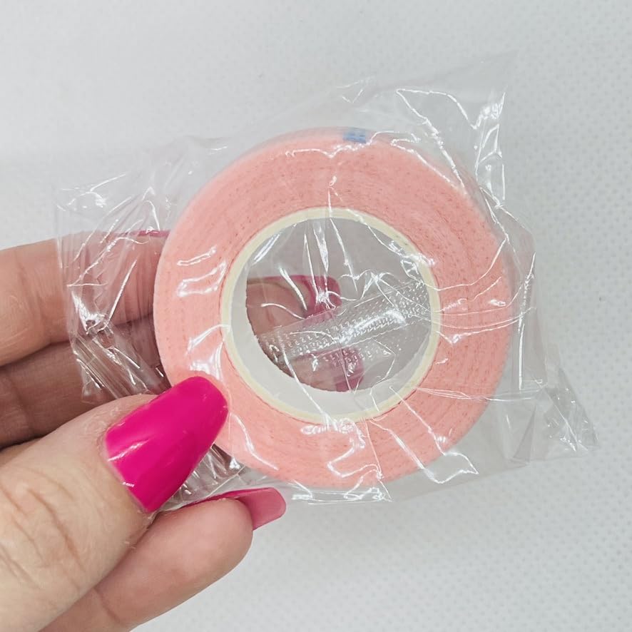Premium Anime False Eyelashes – Wispy Manga Style Lashes for Doll Eye Makeup & Dramatic Looks (Pink Eyelashes Tape)