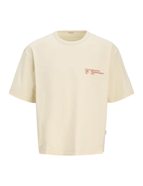 JACK & JONES Mens JORCORFU EMB TEE SS CREW NECK Classic (pack of 1)