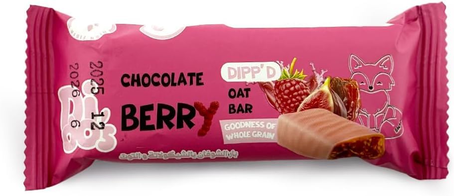 Dido`s Chocolate dipp'd berry oat bar -55g*12pcs