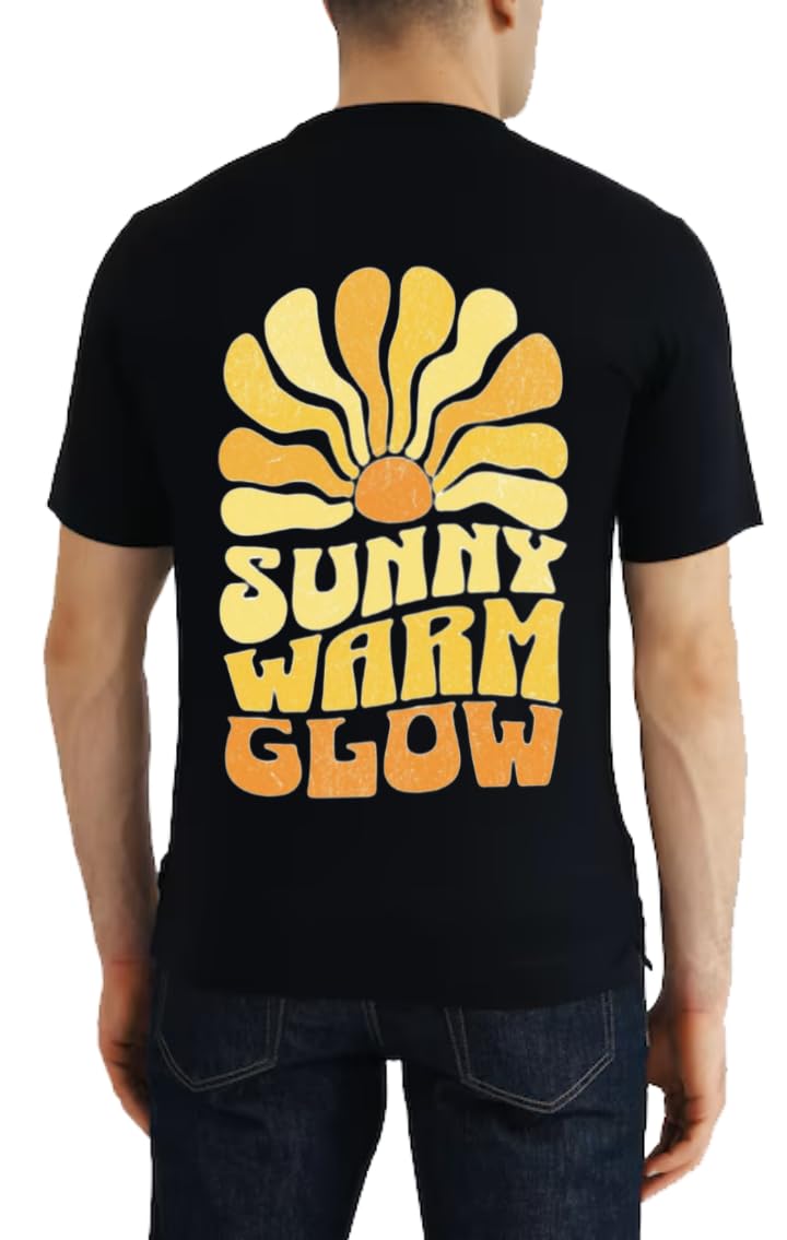 SUNNY WARM GLOW T-shirt Black