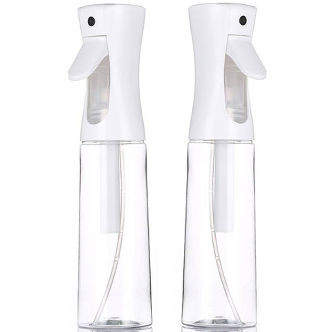 URBEST Continuous Mist Spray Bottle - 2 Pack 6.8OZ Empty Ultra Fine Water Mist Sprayer for Hairstyling, Salons, Cleaning, Plants, Misting & Skin Care
