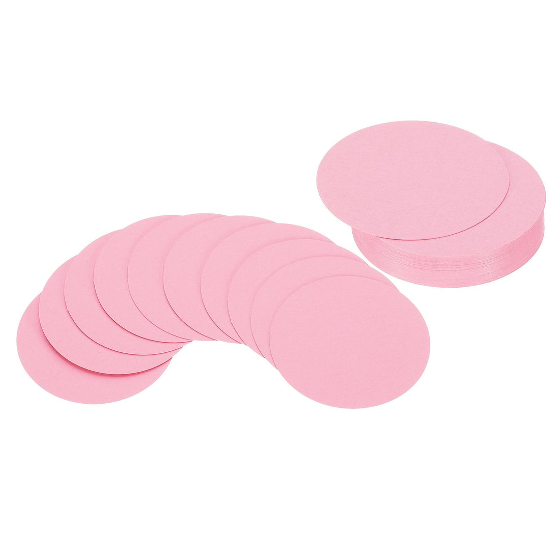 PATIKIL 2inch Circle Card Stock, 36Pcs Round Shape Cutouts Paper Thick Cardstock Coaster for DIY Craft Projects Classroom Bulletin Board Decor, Pink