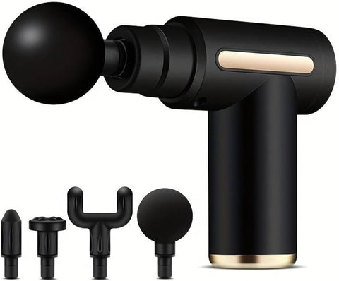 Machine For Pain Relief I Portable Deep Tissue Massage Gun for Athletes I Fascial Gun I Handheld Electric Percussion Muscle Massager Gun I Neck Back Body Massager (black)