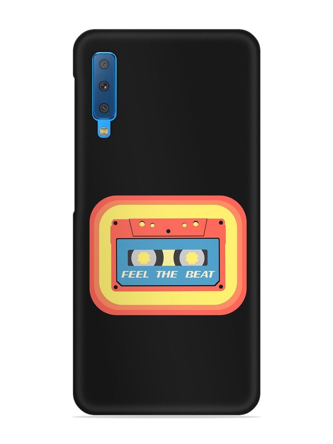 CNP Silicone Printed mobile case compatible with Samsung A7 2018