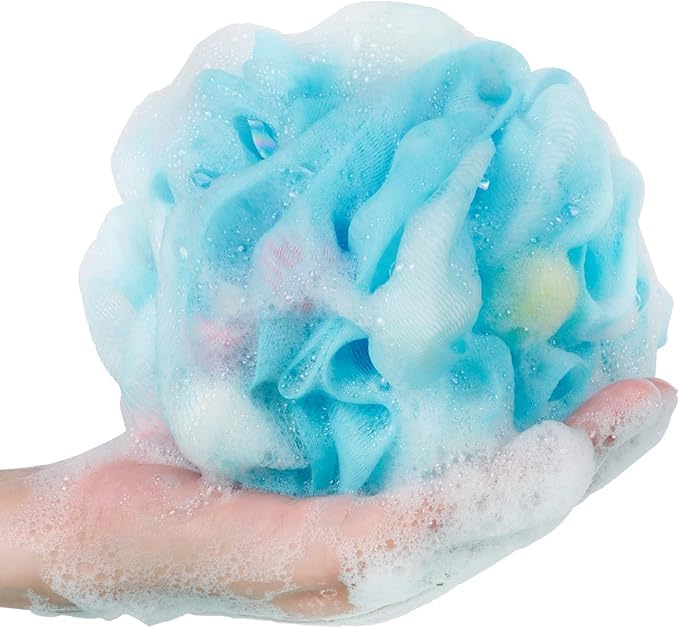 Premium Mesh Bath Loofah – Rich Lather & Deep Cleansing for Soft & Refreshed Skin Every Day (1 Pack)