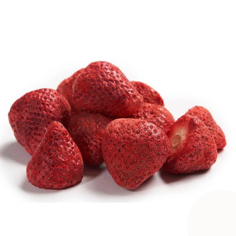 Strawberry Fruit Freeze Dried Crispy Whole Grain 50g - Imported