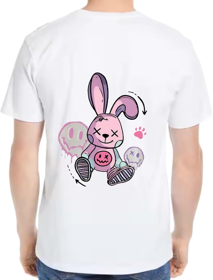 Streetwear T-shirt back White