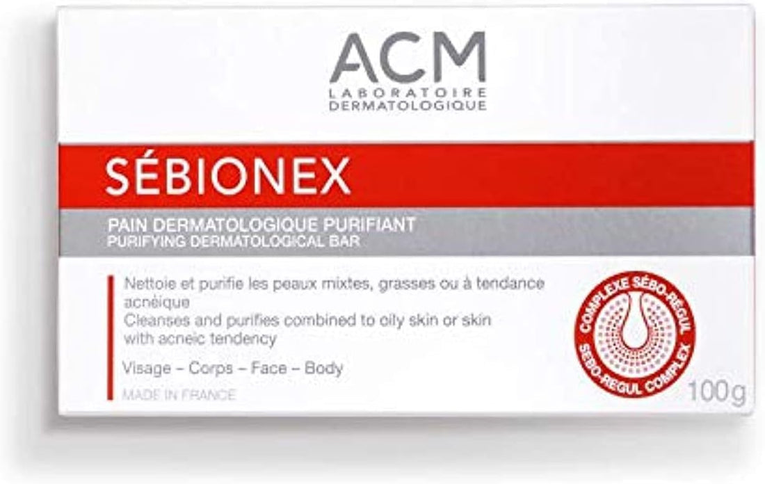 ACM Sebionex Cleanses & Purifies Combined To Oily Skin Soap 100g