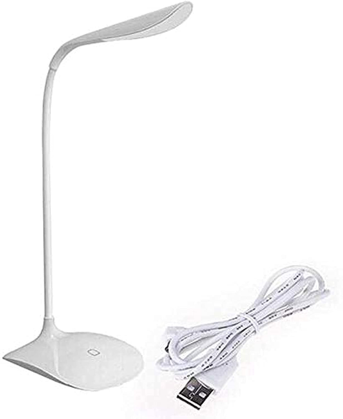 Superfast Dimmer Rechargeable Led Table Light Touch Switch Desk Lamps Children Kids Eye Protection Study Reading Lights Foldable USB Lamp, white