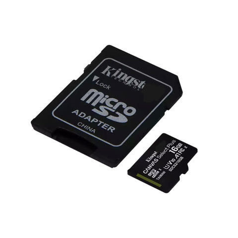 Canvas Select Plus MicroSD Card, Memory Card, Micro SD Card 3rd Gen 100MB/s, A1 Card + Adapter (GB, 16)