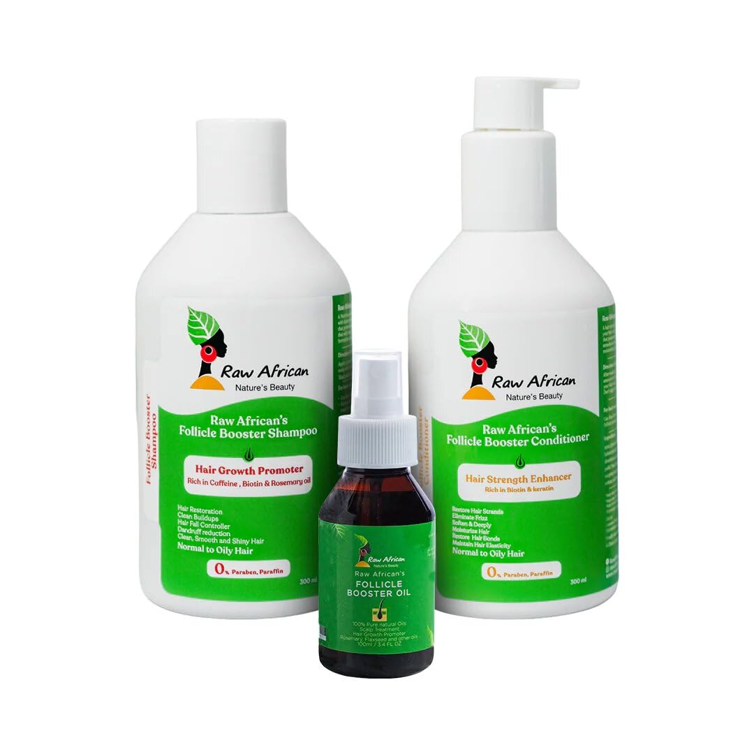 Raw African Grow&Go Kit | Follicle Booster |
