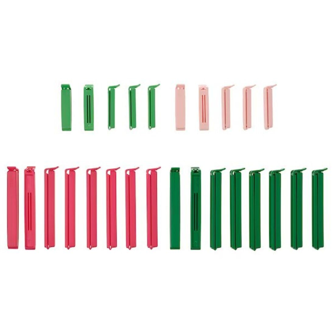 Digital Shoppy BEVARA Sealing clip, set of 26, mixed colours, Polypropylene plastic.