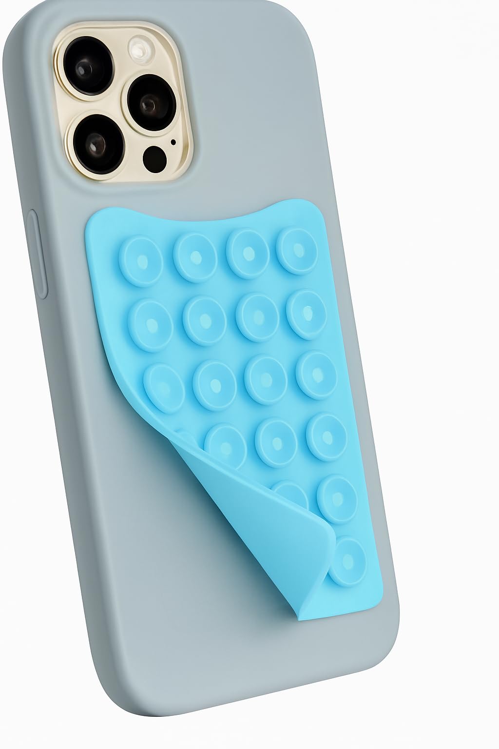Suction Cup Phone Holder (Pearl Blue)