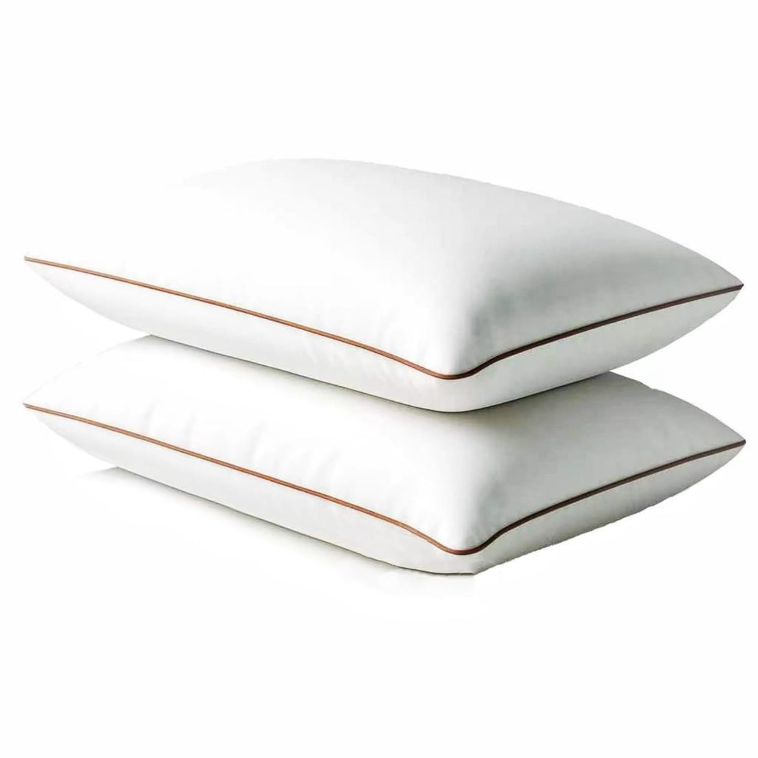 Luxury Hypoallergenic Sleeping Bed Pillows - Soft and Supportive - Premium Down Alternative Fill - Ideal for Side, Back, and Stomach Sleepers Queen Size Set of 2