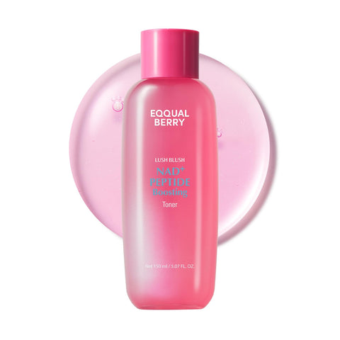 EQQUALBERRY LUSH BLUSH NAD+ PEPTIDE Boosting Toner 150ML