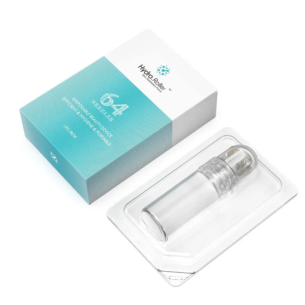 Dr Pen Hydra roller 64 Pin Micro titanium needle tips Derma needles skin care Anti aging whitening bottle roller (2.00mm)