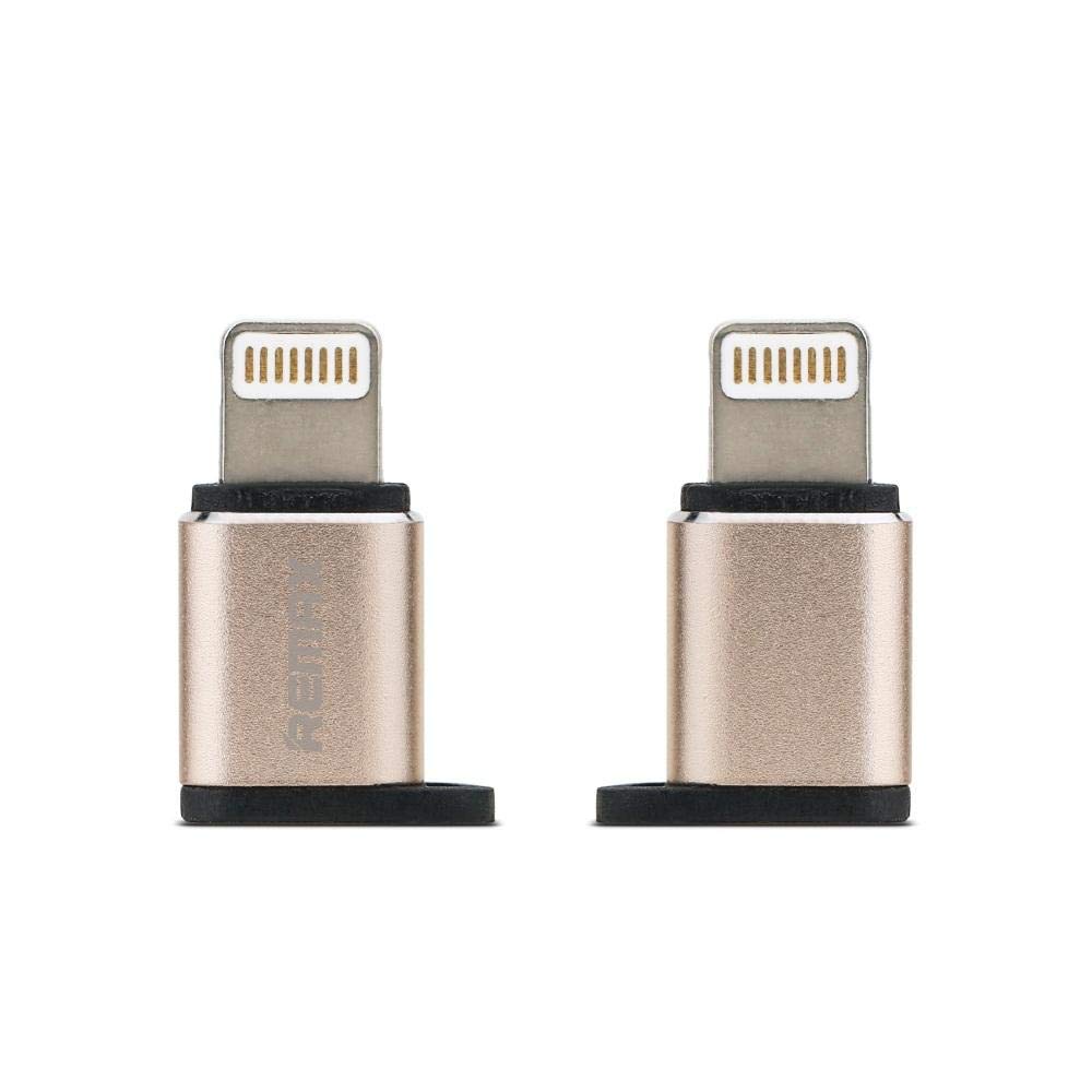 Remax RA-USB2 - Micro USB to Lightning Adapter - Gold